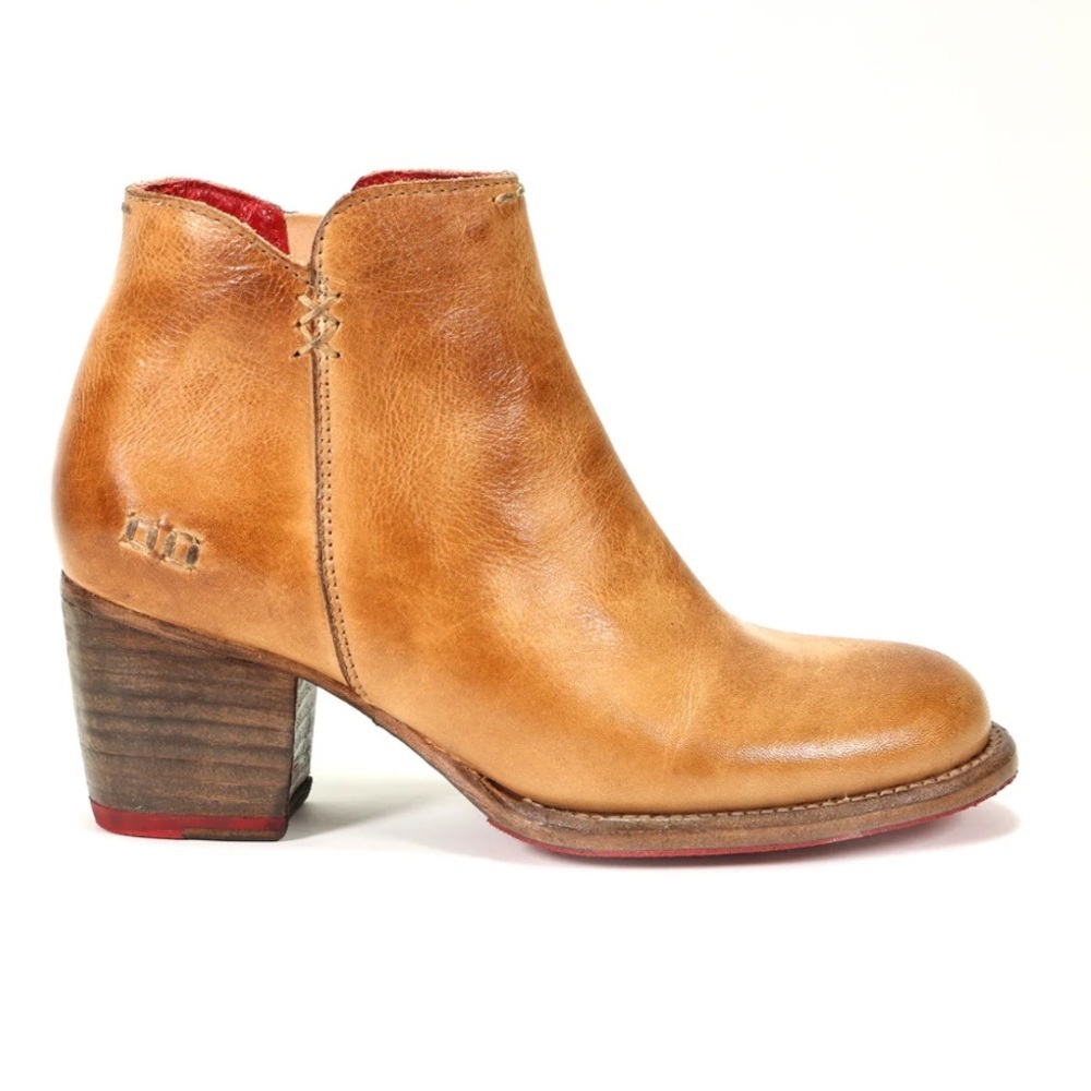 Bed Stu Yell Leather Ankle Boots Rustic Tan Size 8.5 or 9.5 - Picture 4 of 9